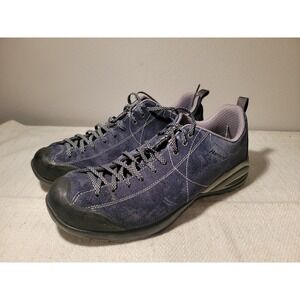 Hanagal EVOQUE 7001 Blue Suede Leather Hiking Trail Running Shoes Men's Sz 12